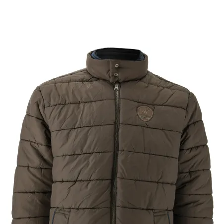 Parka réversible marron/bleu marine - Confort et style M à 2XL