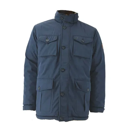 Parka réversible marron/bleu marine - Confort et style M à 2XL
