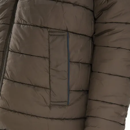 Parka réversible marron/bleu marine - Confort et style M à 2XL