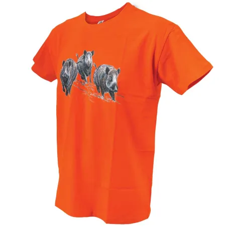 T-shirt chasse Bartavel® scène sangliers