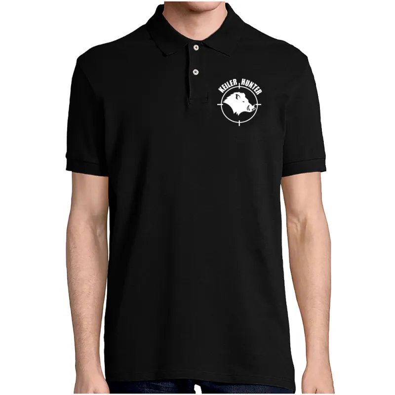 Polo Keiler Hunter noir - Confort et style pour éleveurs