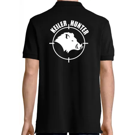 Polo Keiler Hunter noir - Confort et style pour éleveurs