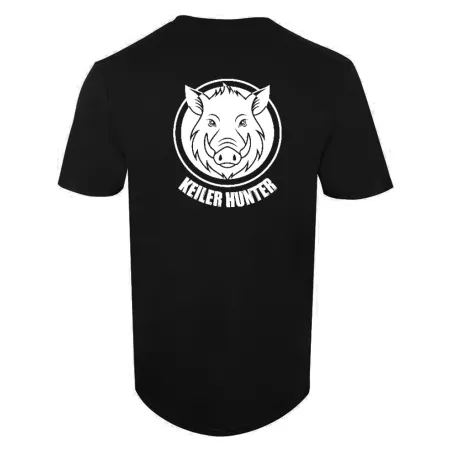 T-Shirt Keiler Hunter noir coton 190g/m² manches courtes