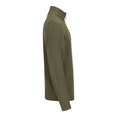 Pull zippé Gardham Vert - Confort outdoor éleveurs/chasseurs