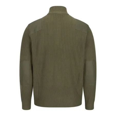 Pull zippé Gardham Vert - Confort outdoor éleveurs/chasseurs