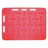 Plaque hygiénique PVC rouge pour porcs - Robuste