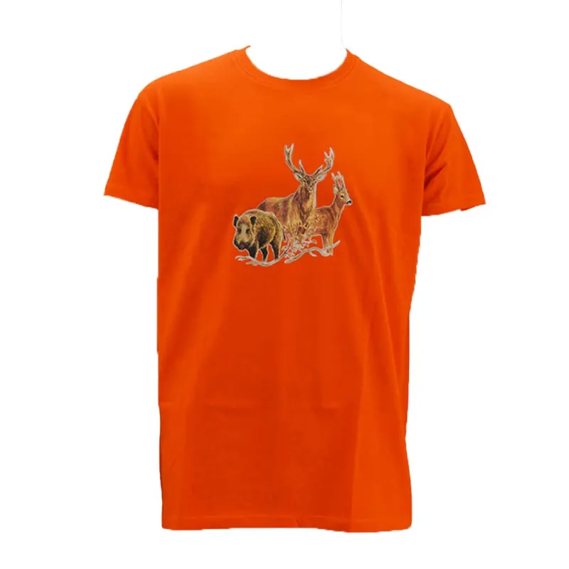 T-shirt chasse Bartavel® - scène grands animaux