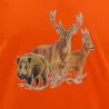 T-shirt chasse Bartavel® - scène grands animaux