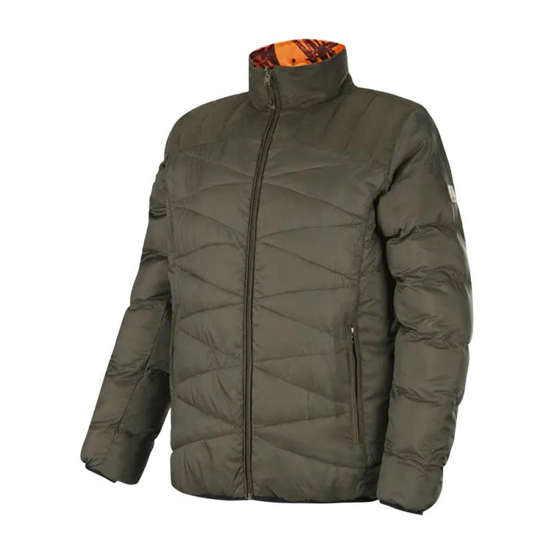 Doudoune réversible Alaskan Kaki/Orange - Chasse & Outdoor