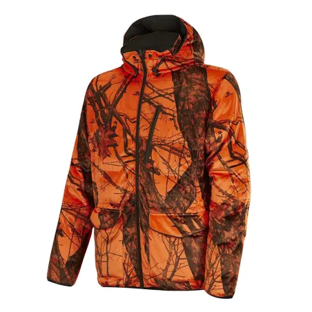 Doudoune réversible Alaskan Kaki/Orange - Chasse & Outdoor
