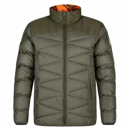 Doudoune réversible Alaskan Kaki/Orange - Chasse & Outdoor