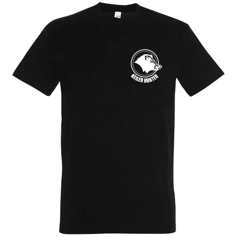 T-Shirt Keiler Hunter noir coton 190g/m² manches courtes