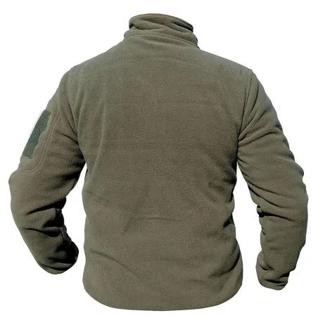 Blouson polaire homme vert - Col montant - 390g/m² - DCA
