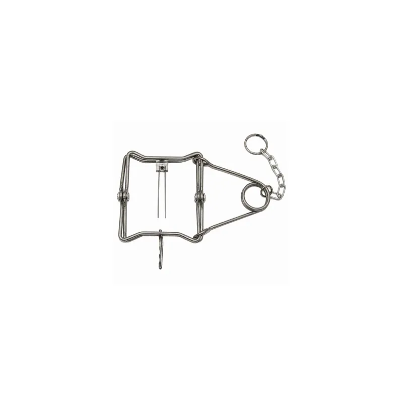 Piège Conibear X 13x13 cm acier brut PHE homologué