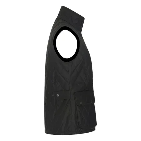 Gilet Haxby Walker & Hawkes vert coton ciré femme