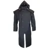 Manteau long Waxstock navy Walker & Hawkes M à 3XL