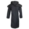 Manteau long Waxstock navy Walker & Hawkes M à 3XL
