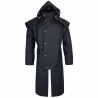 Manteau long Waxstock navy Walker & Hawkes M à 3XL