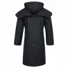 Manteau long Waxstock navy Walker & Hawkes M à 3XL