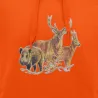 Sweat capuche Bartavel® grands animaux orange