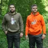 Sweat capuche Bartavel® grands animaux orange