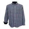 Chemise homme en flanelle à carreaux marron Aubépine