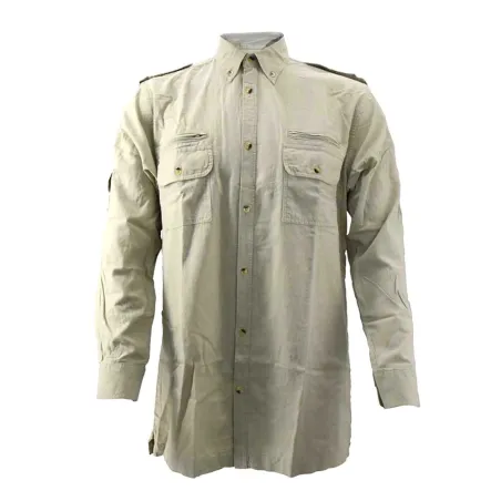 Chemise Bartavel® coton beige multipoches S-3XL