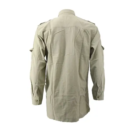 Chemise Bartavel® coton beige multipoches S-3XL