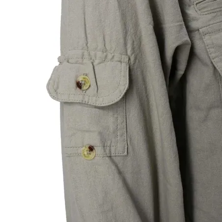 Chemise Bartavel® coton beige multipoches S-3XL