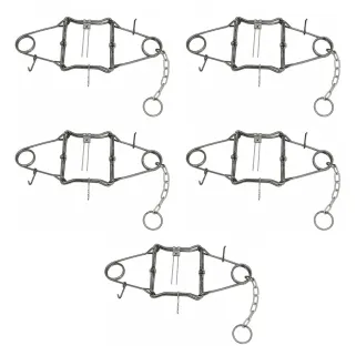 Lot de 5 pièges Conibear X 25x25 cm homologués PHE