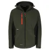 Veste Softshell Trystan Homme - Noir & Kaki - Herock®