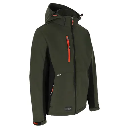 Veste Softshell Trystan Homme - Noir & Kaki - Herock®