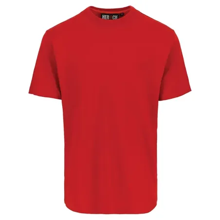 T-shirt Herock® homme coton rouge - Manches courtes 190g/m²