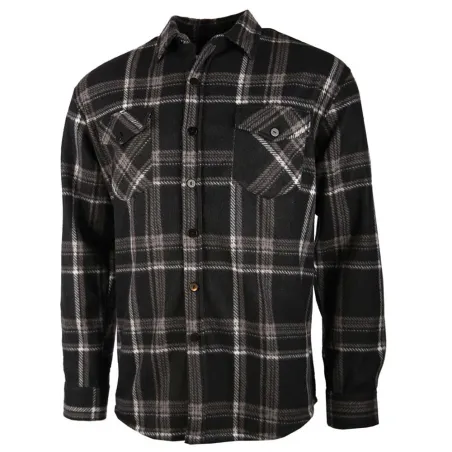 Chemise polaire homme carreaux gris M à 3XL - Treeland®