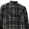 Chemise polaire homme carreaux gris M à 3XL - Treeland®