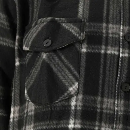 Chemise polaire homme carreaux gris M à 3XL - Treeland®
