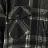 Chemise polaire homme carreaux gris M à 3XL - Treeland®