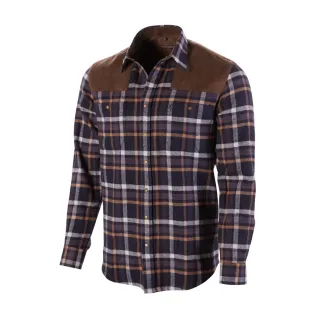 Chemise Browning Francis Bleu - Chasse Hiver Coton