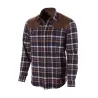 Chemise Browning Francis Bleu - Chasse Hiver Coton