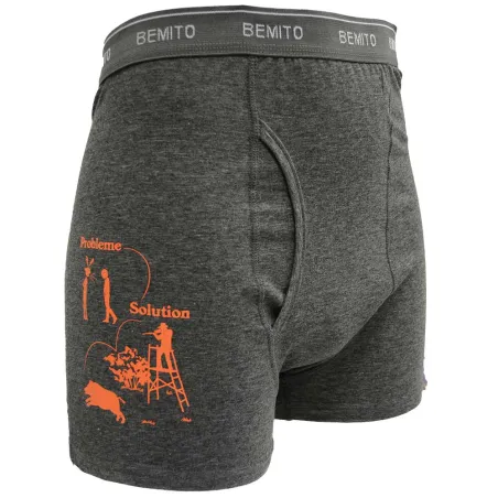 Lot 3 boxers humour coton élastique M à 3XL - Cadeau chasseur