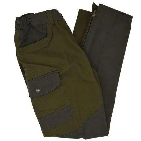 Pantalon chasse anti-ronces Percussion kaki T38-60