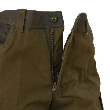Pantalon chasse anti-ronces Percussion kaki T38-60