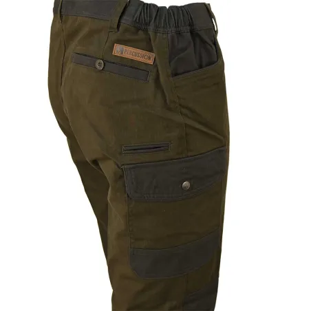 Pantalon chasse anti-ronces Percussion kaki T38-60