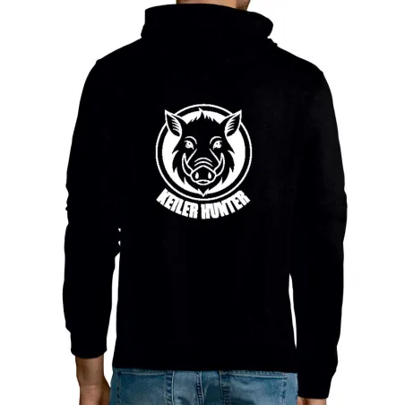 Sweat Keiler Hunter noir - Confort et robustesse 280g/m²