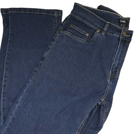 Jeans Andrew coupe droite 5 poches bleu moyen 40-54
