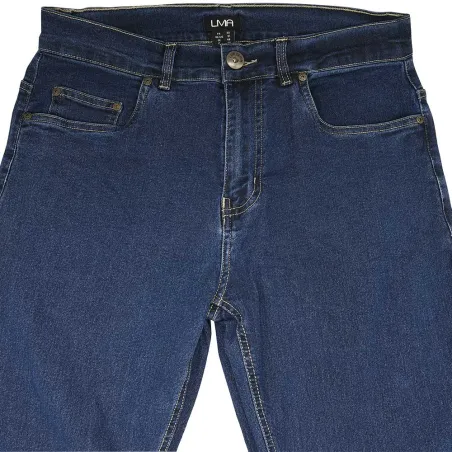 Jeans Andrew coupe droite 5 poches bleu moyen 40-54