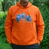Sweat capuche Bartavel® orange sangliers M à 3XL