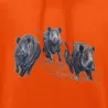 Sweat capuche Bartavel® orange sangliers M à 3XL