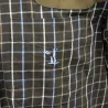 Chemise chasse Sologne 100% coton marron S à 3XL
