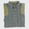 Chemise chasse Sologne 100% coton marron S à 3XL